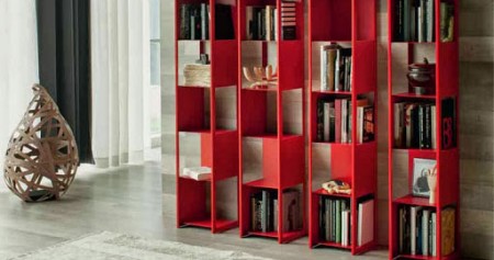تصاميم مكتبات منزلية بأشكال مختلفة (3)