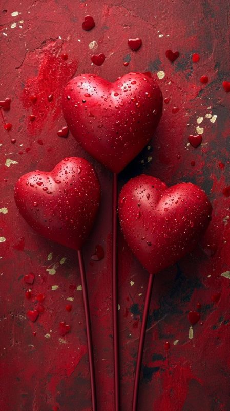 قلوب حب حمراء 2